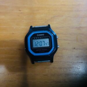 Casio Black and Blue Digital Smartwatch